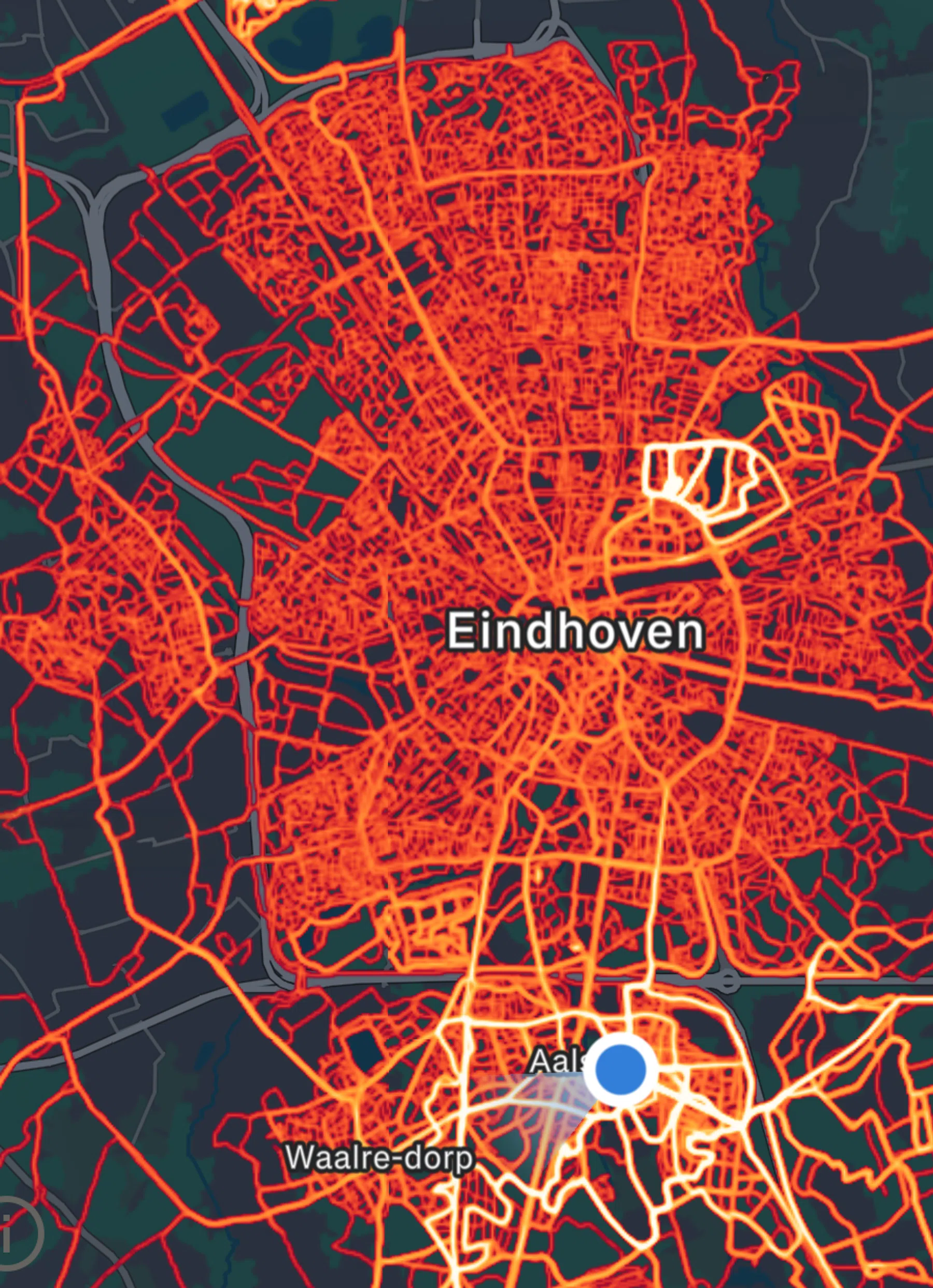 Heat map Eindhoven